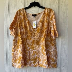 Jessica Simpson Plus Size Short Sleeve Top